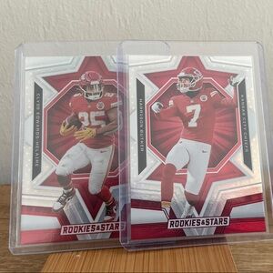 (2) Card Lot. Kansas City Chiefs. 2023 Rookies and Stars Foil.